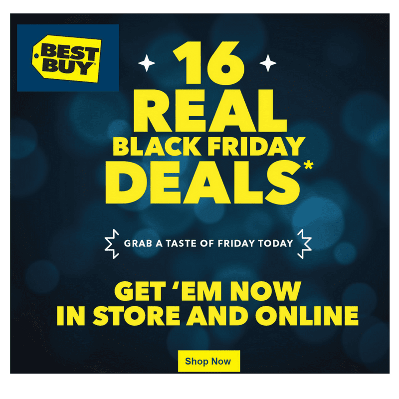 16 Best Buy Black Friday Deals available NOW - Is Black Friday Deals Going On Now