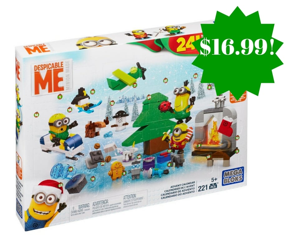 Amazon: Mega Bloks Minions Movie Advent Calendar Only $16.99 (Reg. $30)