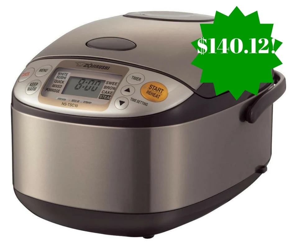 Amazon: Zojirushi 5-1/2-Cup Micom Rice Cooker and Warmer Only $140.12 Shipped Amazon: Zojirushi 5-1/2-Cup Micom Rice Cooker and Warmer Only $140.12 Shipped