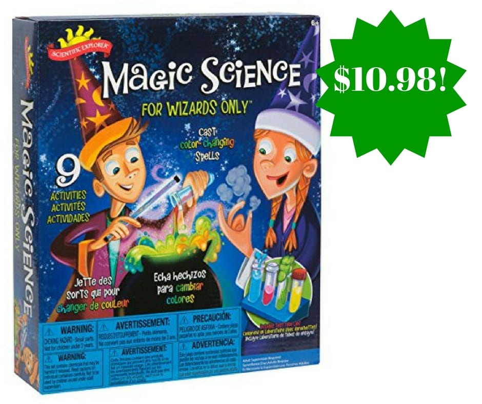 Amazon: Scientific Explorer Magic Science for Wizards Only Kit Only $10.98 (Reg. $24, Today Only)