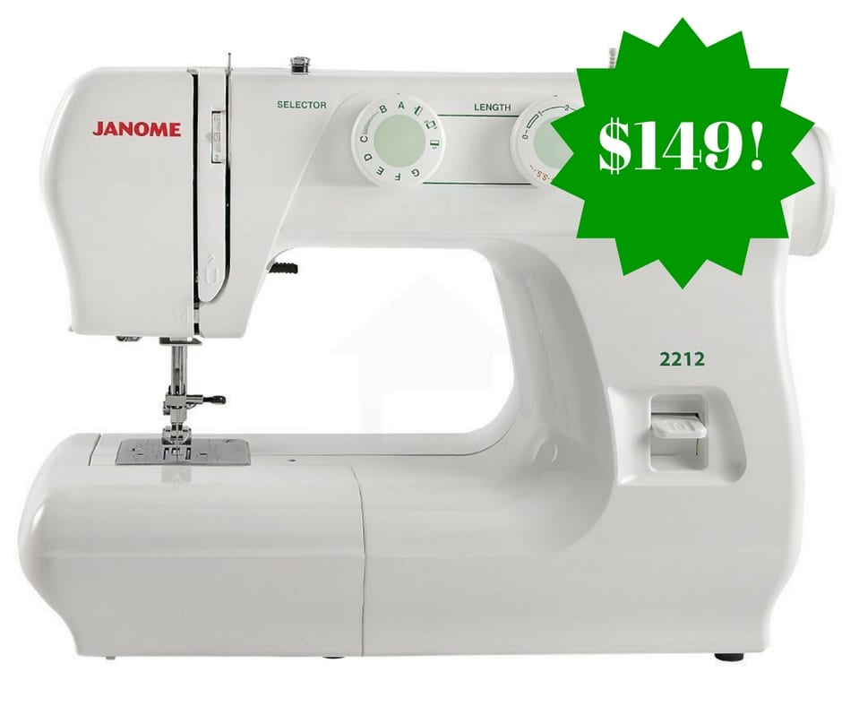 Amazon: Janome 2212 Sewing Machine Only $149 Shipped