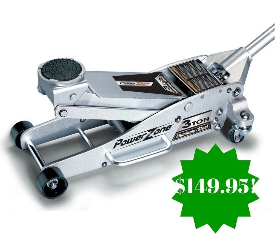Amazon: Powerzone 380044 3 Ton Aluminum and Steel Garage Jack Only $149.95 Shipped ($230) Amazon: Powerzone 380044 3 Ton Aluminum and Steel Garage Jack Only $149.95 Shipped ($230)