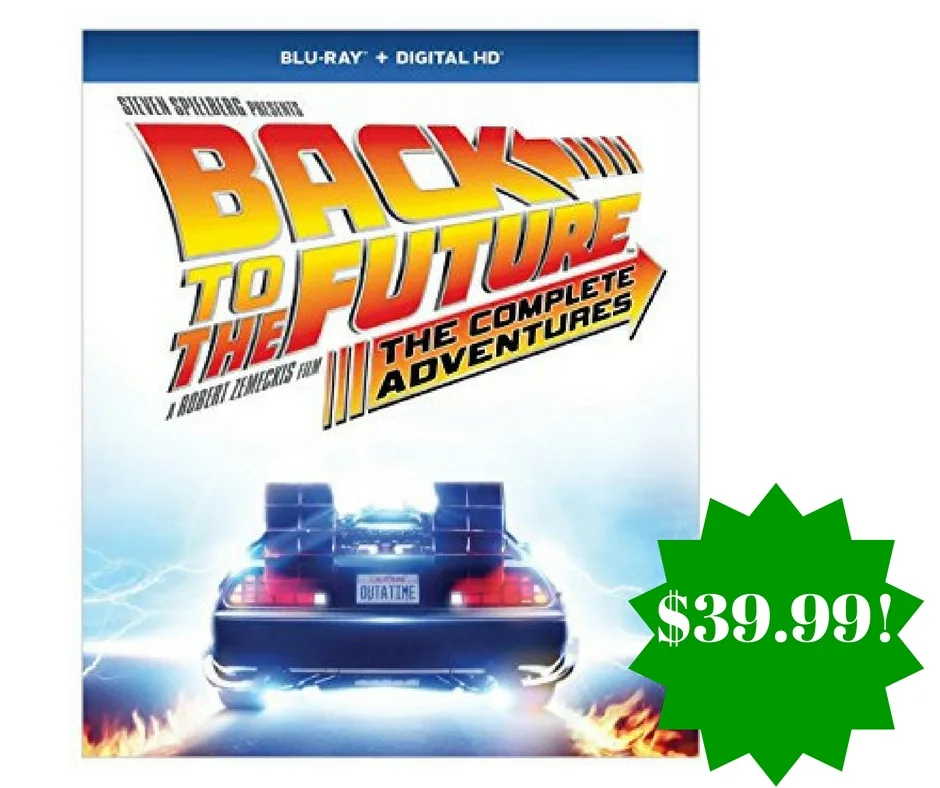 Amazon: Back to the Future: The Complete Adventures (Blu-ray + Digital HD) Only $39.99 (Reg. $80, Today Only) Amazon: Back to the Future: The Complete Adventures (Blu-ray + Digital HD) Only $39.99 (Reg. $80, Today Only)