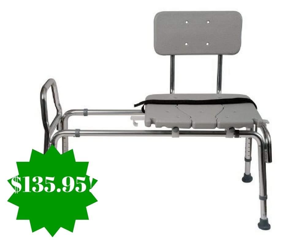 Amazon: Duro-Med Heavy-Duty Sliding Transfer Bench Shower Chair Only $135.95 Shipped