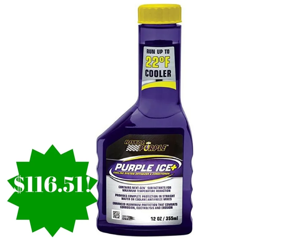 Amazon: Royal Purple 12600 Purple Ice Super-Coolant Radiator Additive Only $116.51 Shipped Amazon: Royal Purple 12600 Purple Ice Super-Coolant Radiator Additive Only $116.51 Shipped