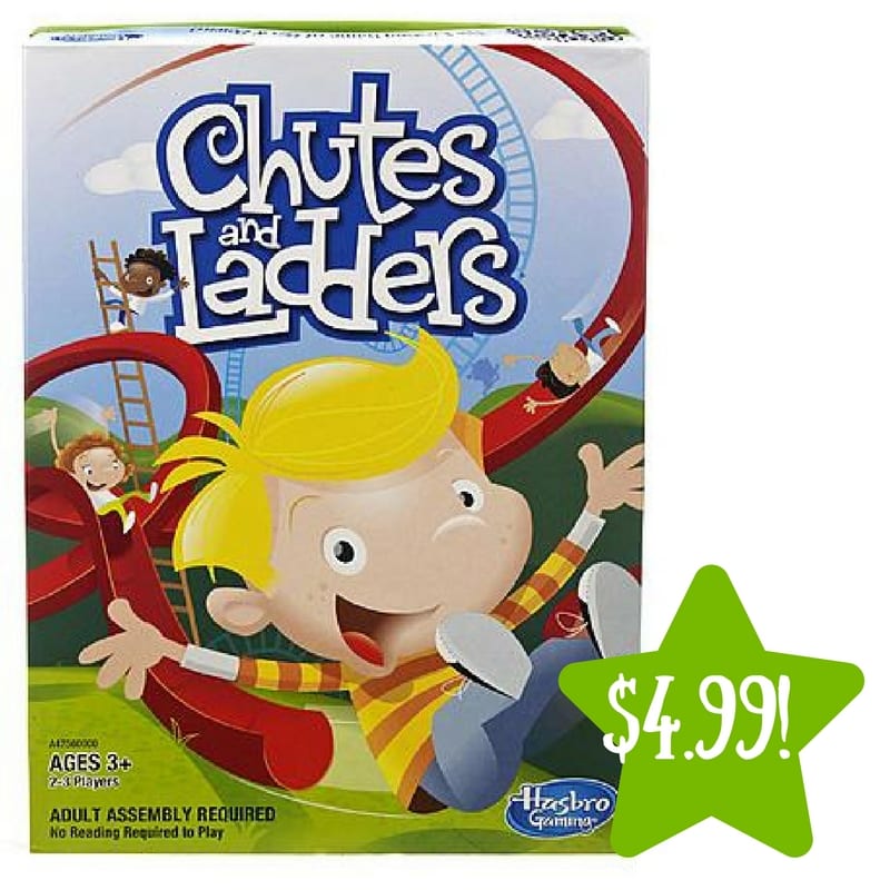 Kmart: Hasbro Chutes and Ladders Game Only $4.99 (Reg. $10)