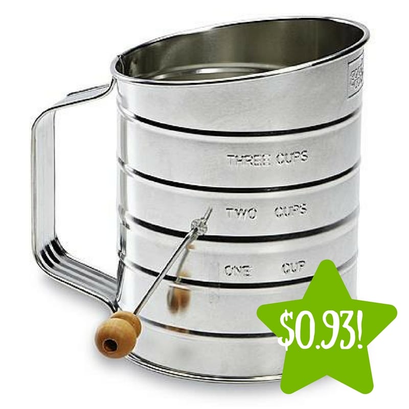 Kmart: Essential Home 3-Cup Flour Sifter Only $0.93 After Points