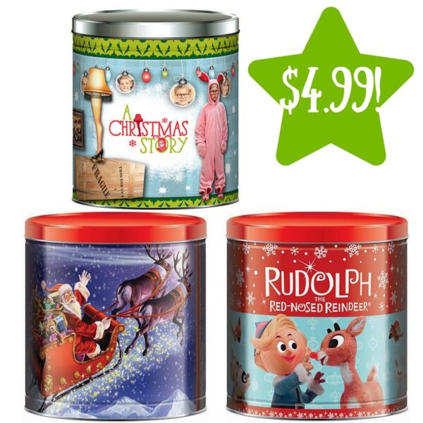 Kmart Popcorn Tins Only 4.99
