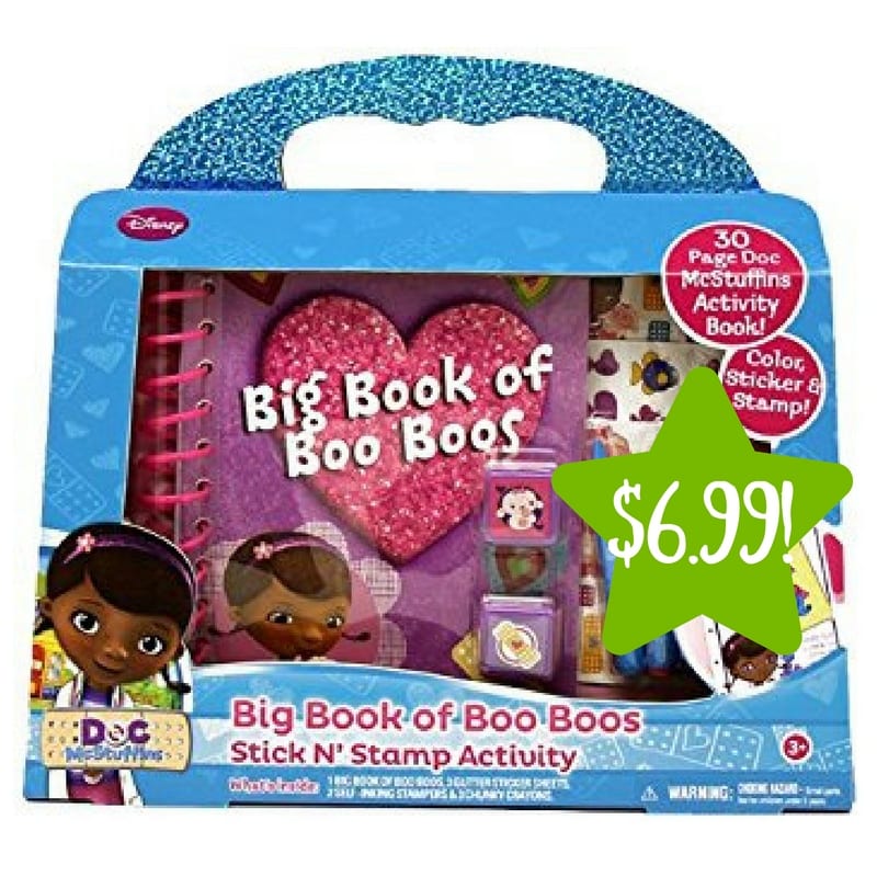 Kmart: Disney Doc McStuffins Big Book of Boo Boos Stick N' Stamp Activity Only $6.99