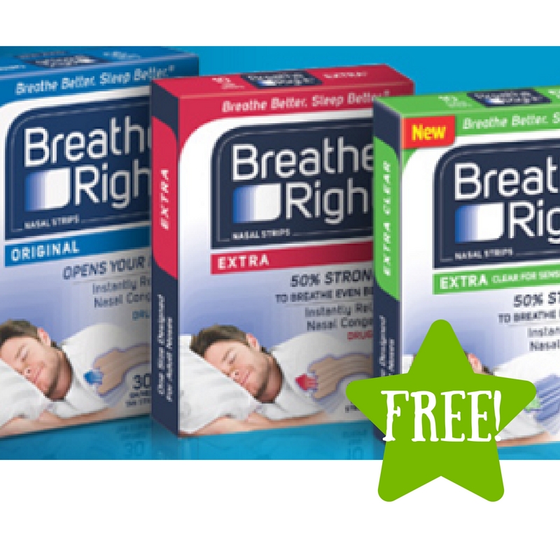 FREE Breathe Right Advanced Strips Sample