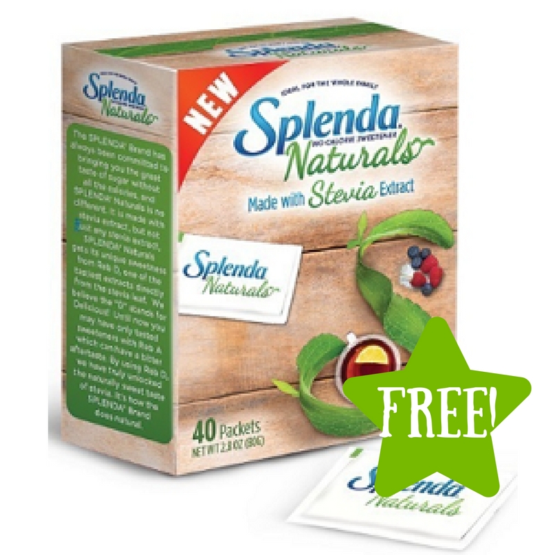 FREE Sample of SPLENDA Naturals Stevia Sweetener