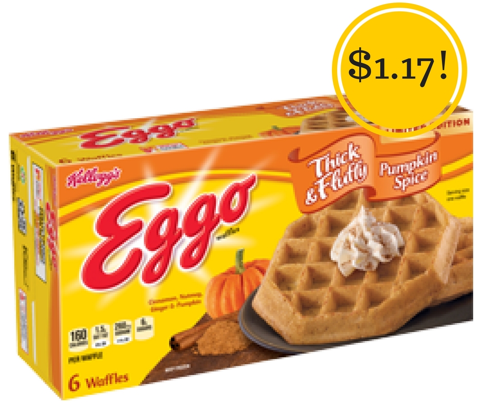 Target Kellogg’s Eggo Pumpkin Spice Waffles Only 1.17
