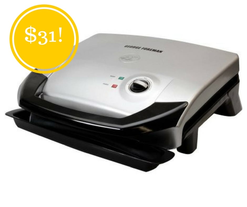 Walmart: George Foreman 120" Fixed Plate Grill Only $31 (Reg. $70)