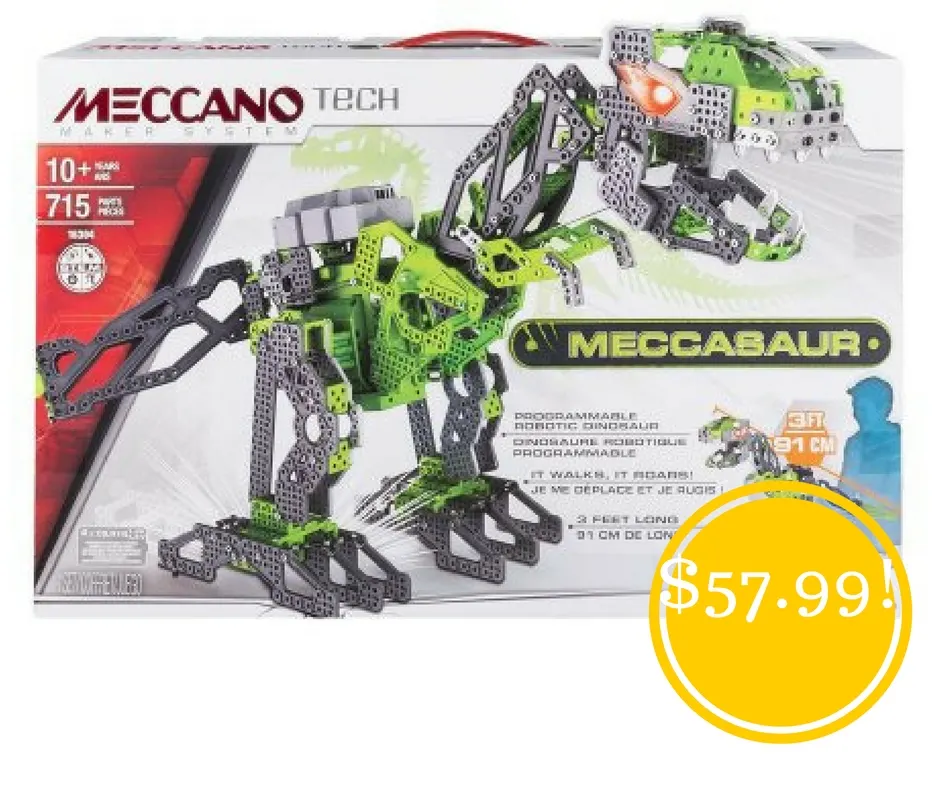 Walmart: Meccano Meccasaur Only $57.99 (Reg. $120) Walmart: Meccano Meccasaur Only $57.99 (Reg. $120)