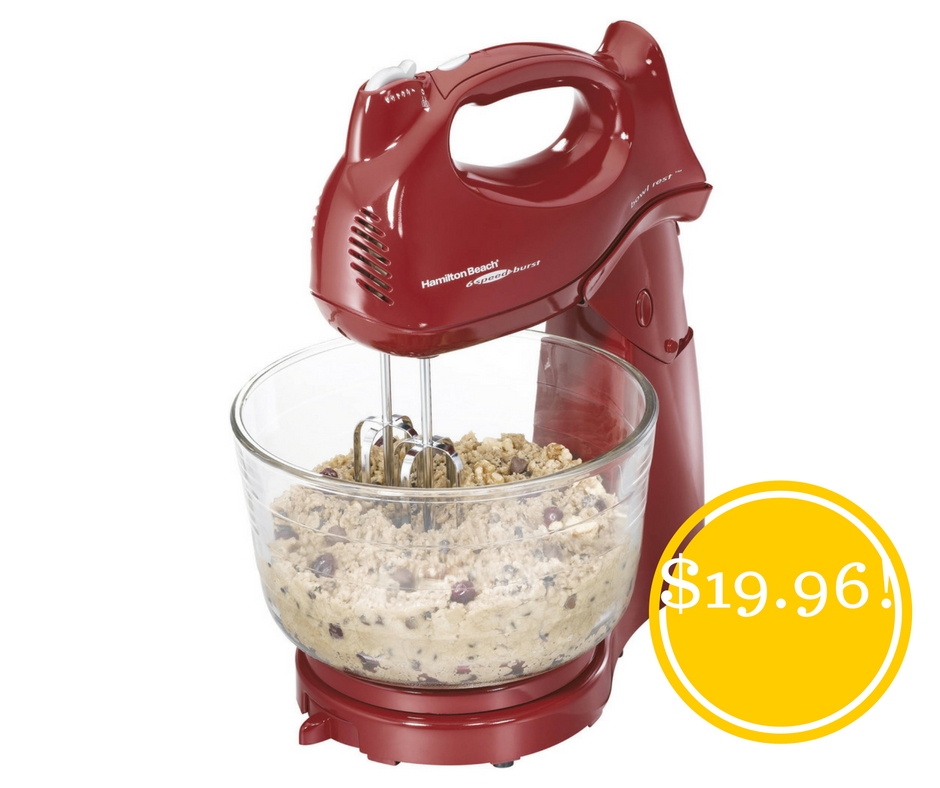 Walmart: Hamilton Beach Power Deluxe 4-Quart Stand Mixer Only $19.96 (Reg. $45)