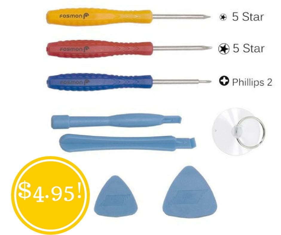 Walmart: Fosmon 8 pc Tools Kit Only $4.95 Shipped (Reg. $15)