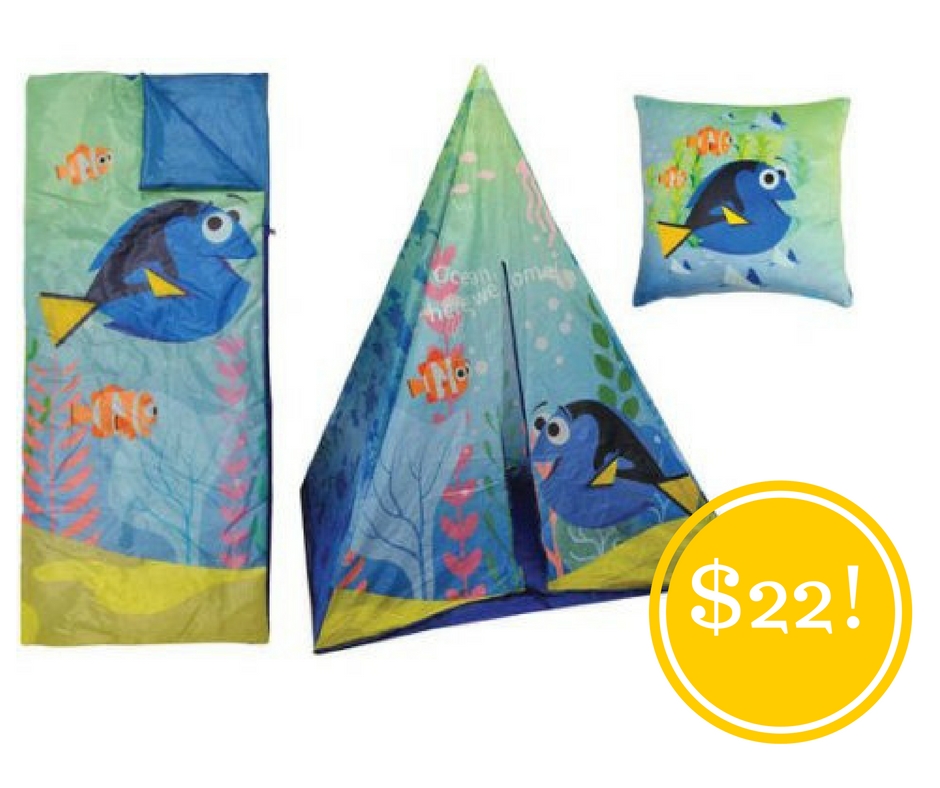 Walmart: Finding Dory Teepee Play Tent, Slumber Bag, & Pillow Only $22 (Reg. $35)