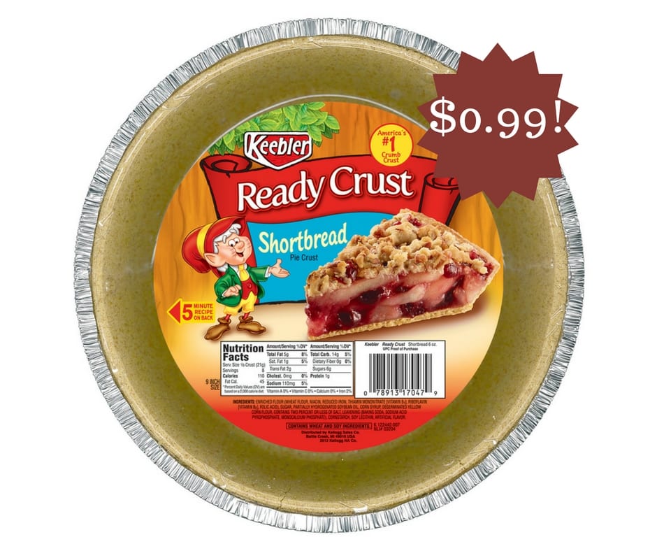 Wegmans: Keebler Ready Crust Pie Crusts Only $0.99