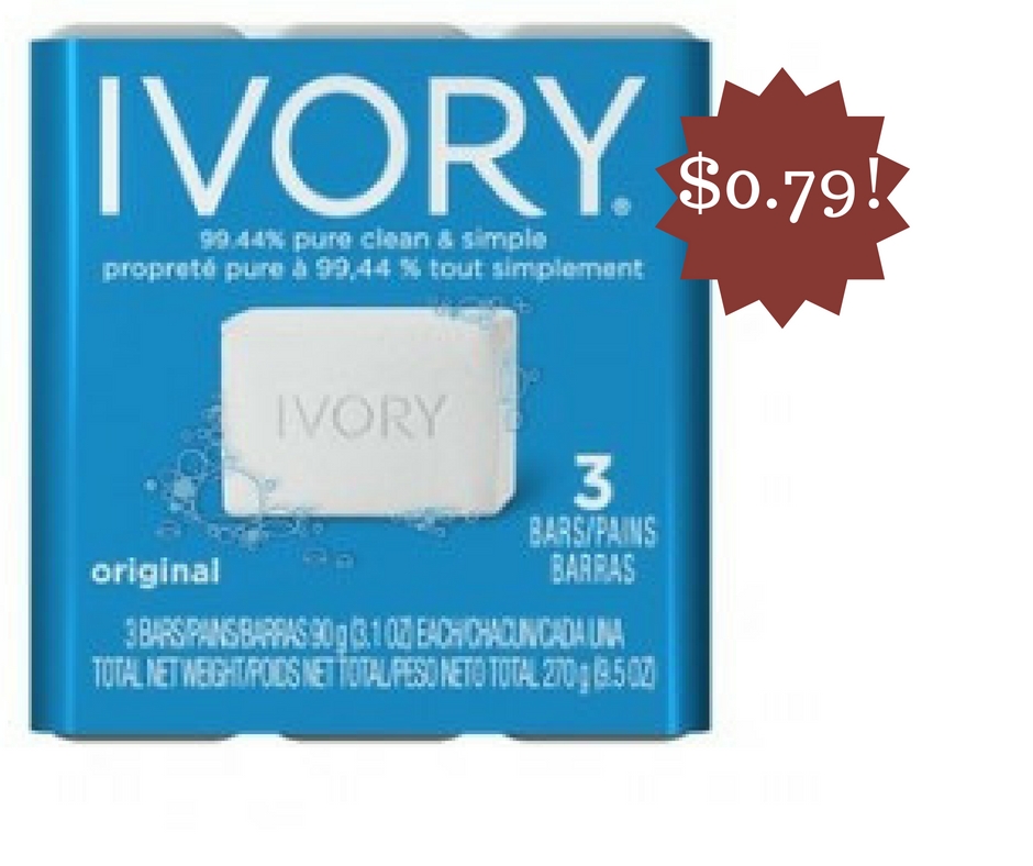 Wegmans: Ivory Bar Soap Only $0.79