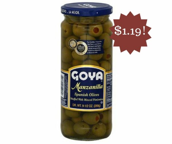 Wegmans Goya Olives Only 1.19