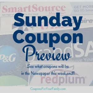 Sunday Coupon Preview