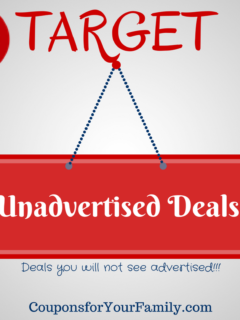 unadvertised target deals