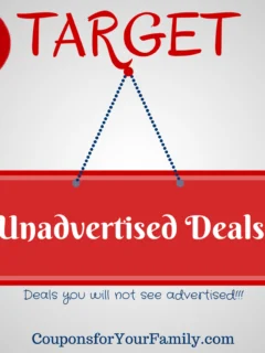 unadvertised target deals