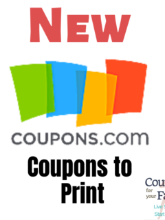 new free coupons.com printable coupons