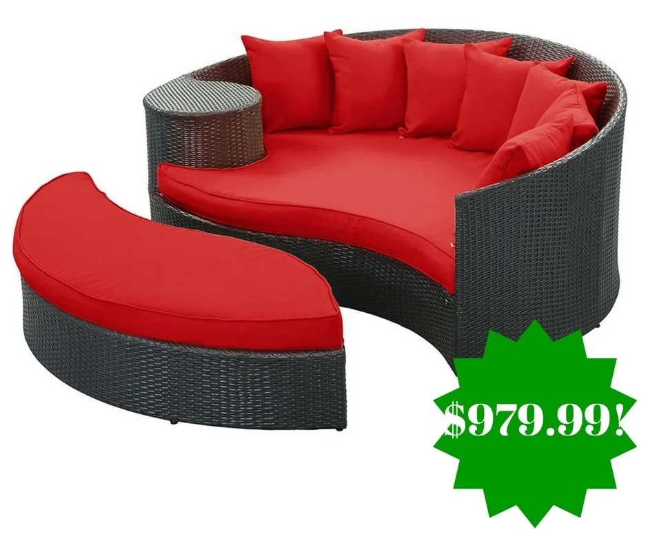 Amazon: LexMod Taiji Outdoor Wicker Patio Daybed with Ottoman Only $979.99 Shipped Amazon: LexMod Taiji Outdoor Wicker Patio Daybed with Ottoman Only $979.99 Shipped