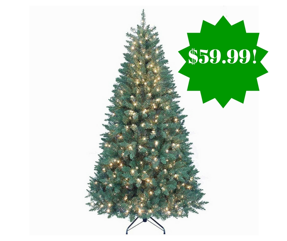 Amazon: Kurt Adler Pre-Lit Point Pine Tree, 7-Feet On Only $59.99 (Reg. $174)