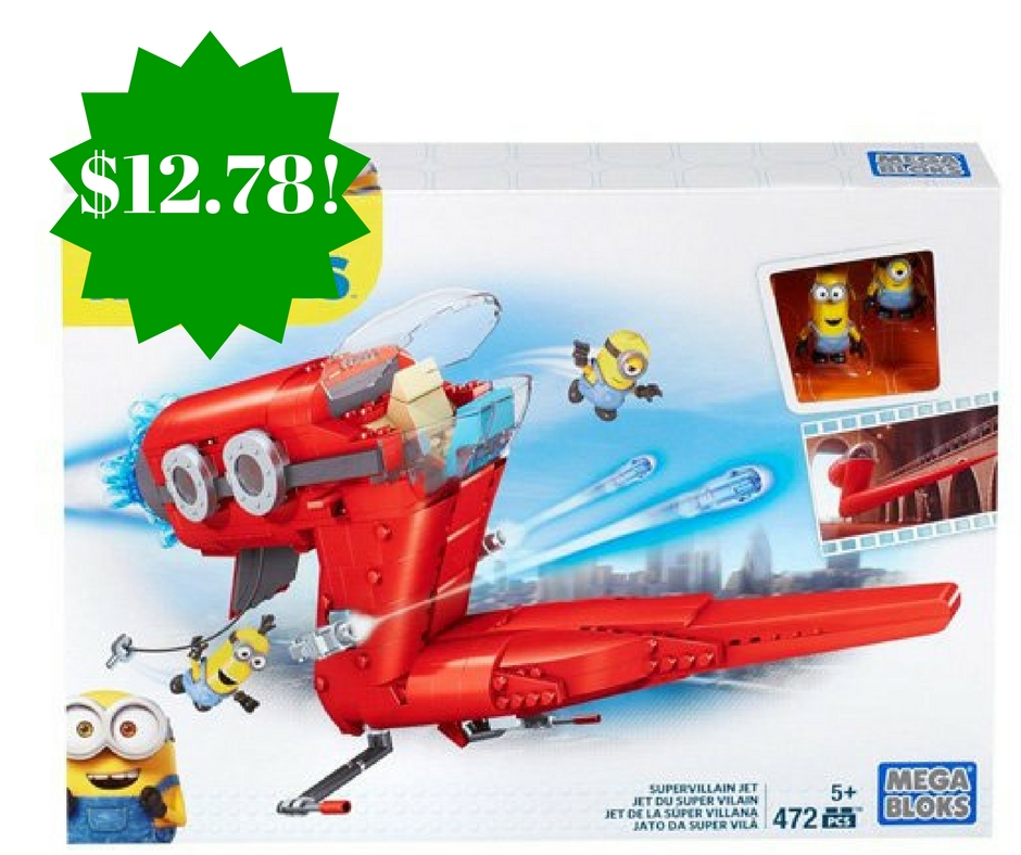Amazon: Mega Bloks Minions Supervillain Jet Only $12.78 (Reg. $45)