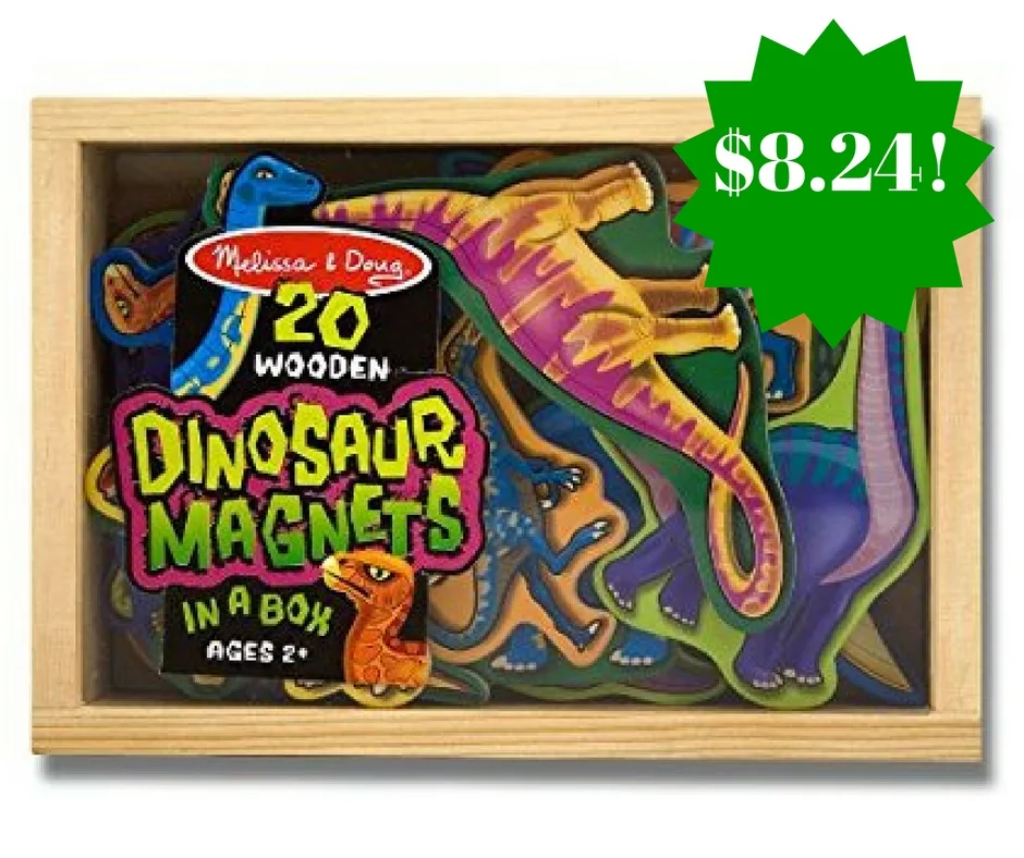 Amazon: Melissa & Doug Magnetic Wooden Dinosaurs Only $8.24