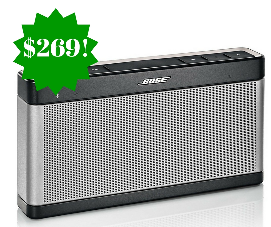 Amazon: Bose SoundLink Bluetooth Speaker III Only $269 Shipped