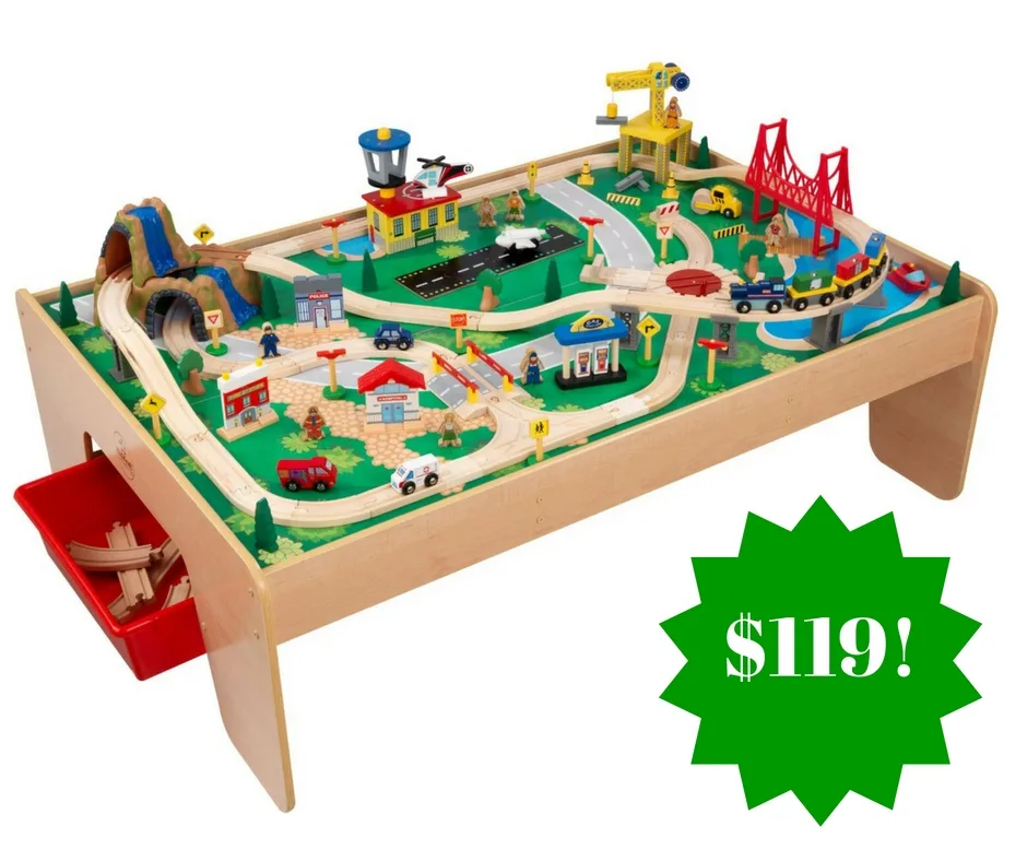 Amazon: KidKraft Waterfall Mountain Train Set and Table Only $119 Shipped