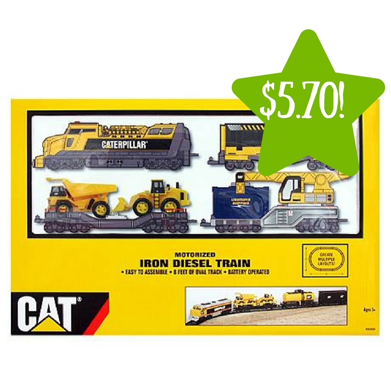 Kmart: Caterpillar Toys Iron B/O Diesel Train Only $5.70 After Points (Reg. $18)