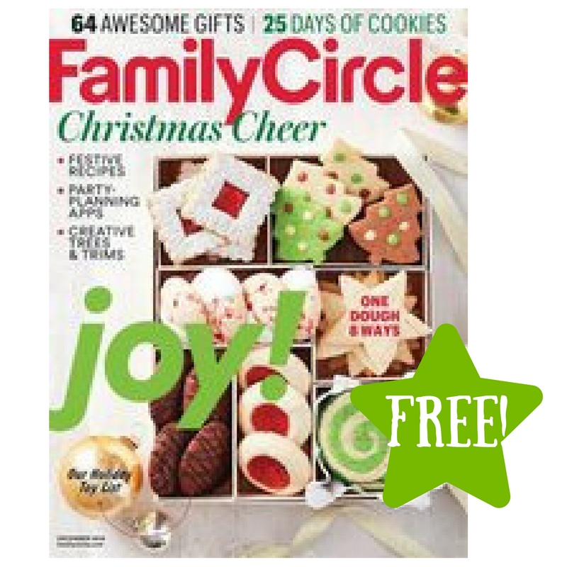 FREE Family Circle Magazine Subscription