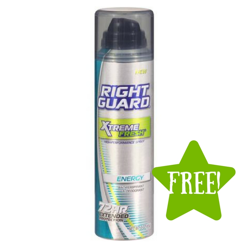 Dollar Tree: FREE Right Guard Extreme 72 Hour Spray Deodorant