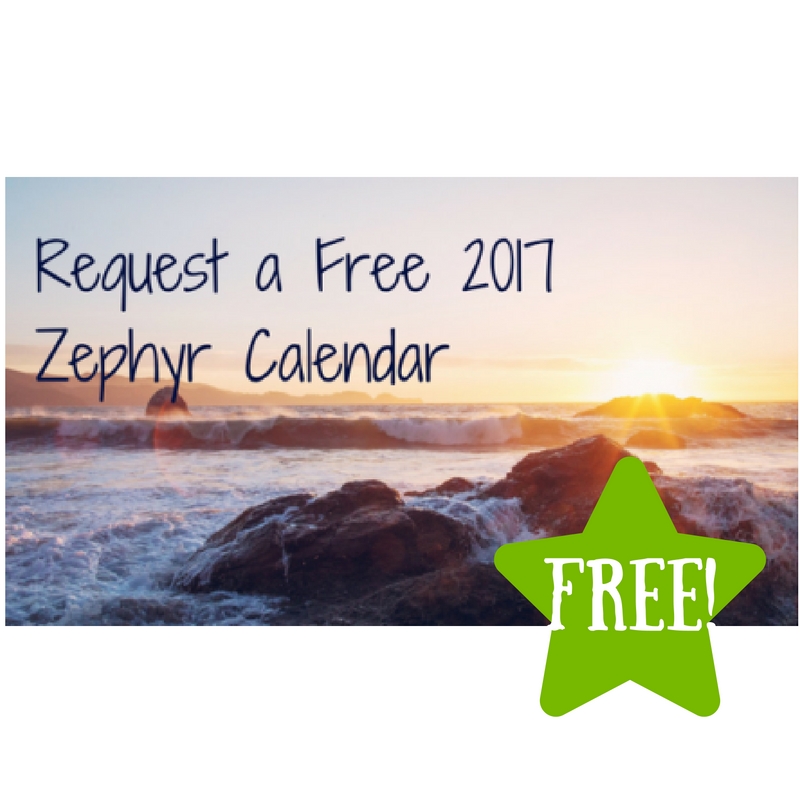 FREE 2017 Zephyr Calendar