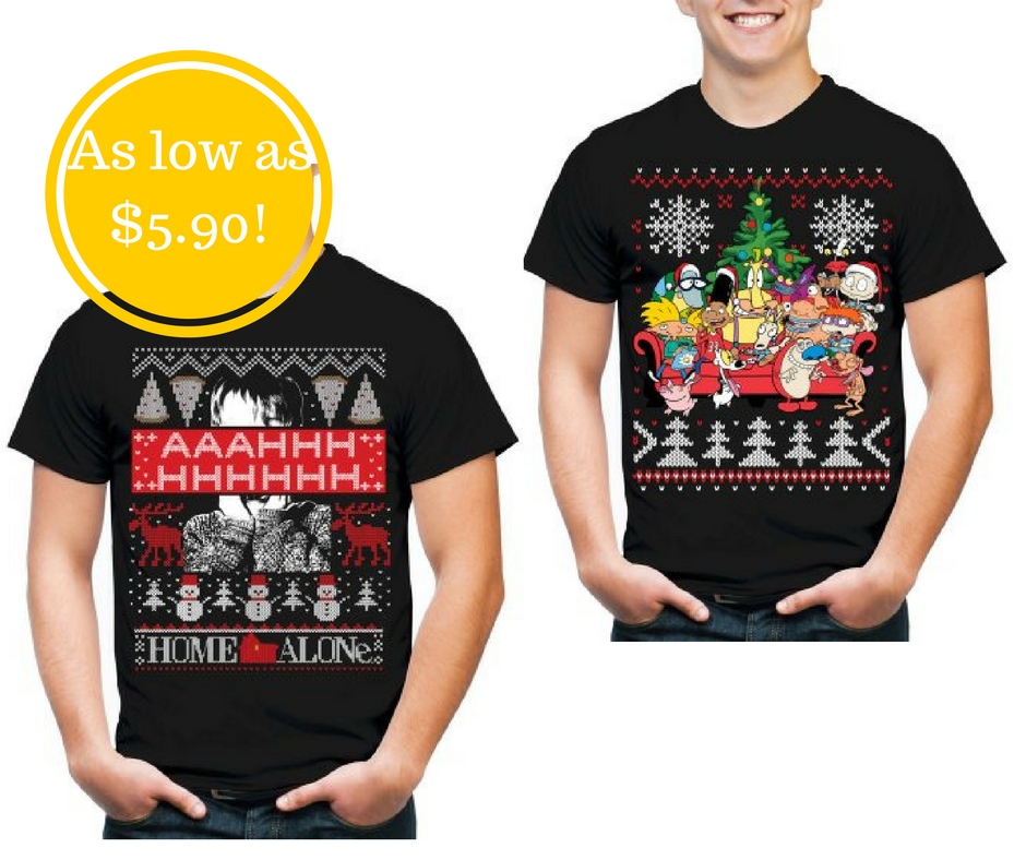 Walmart: Men's Christmas Novelty Tees and Sweatshirts As Low As $5.50