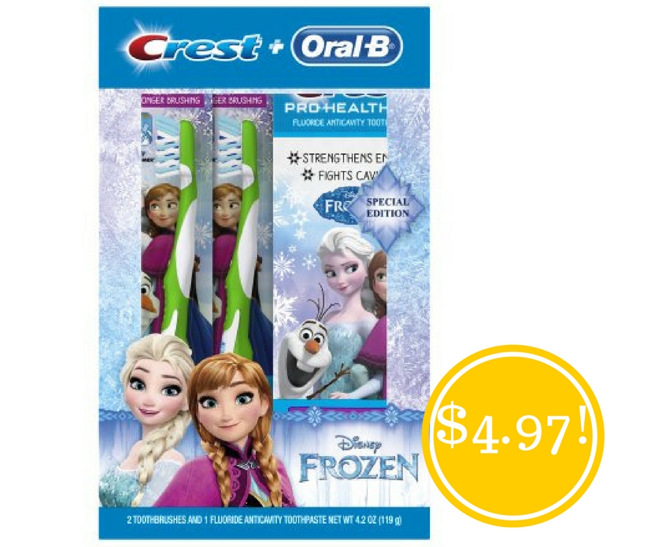 Walmart: Crest & Oral-B Pro-Health Jr. Frozen Holiday Gift Set Only $4.97