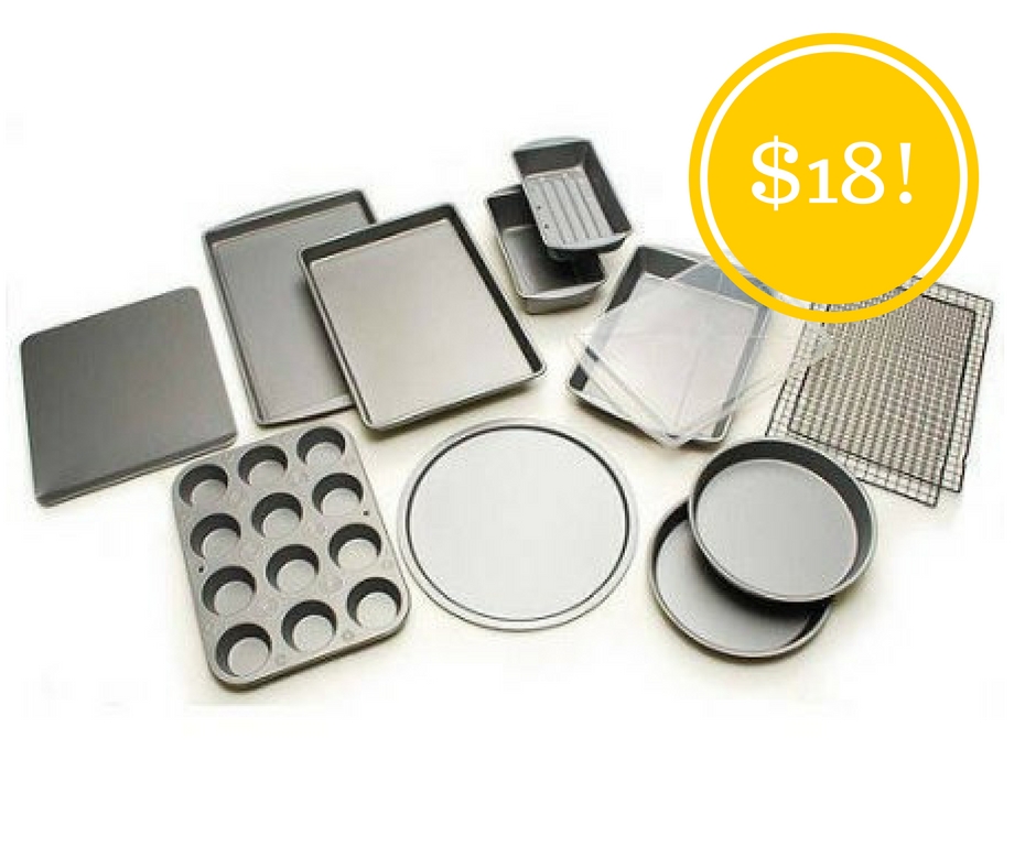 Walmart: BakerEze 12-Piece Bakeware Set Only $18 (Reg. $29)