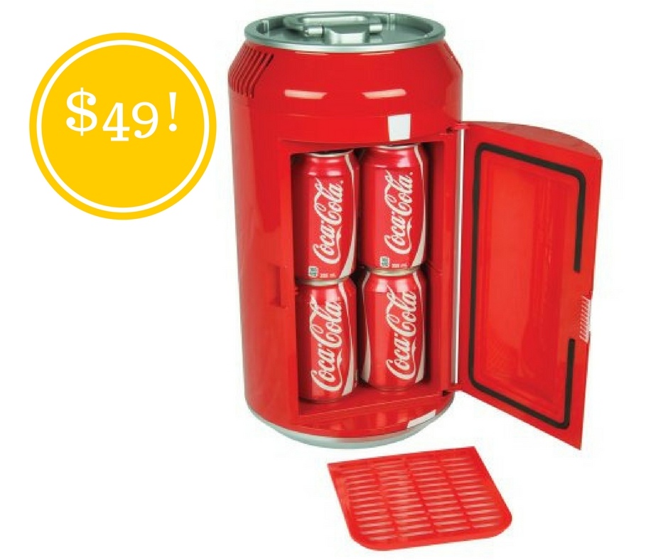 Walmart: Coca Cola Mini Can Fridge Only $49 (Reg .$90)