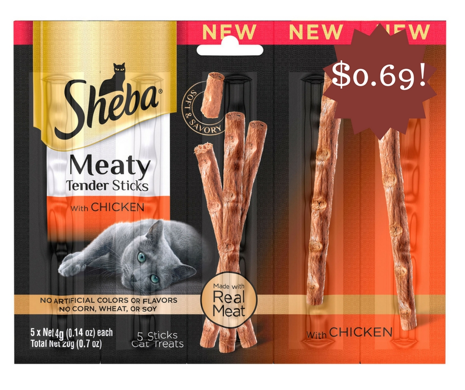 Wegmans: Sheba Meaty Tender Sticks Only $0.69