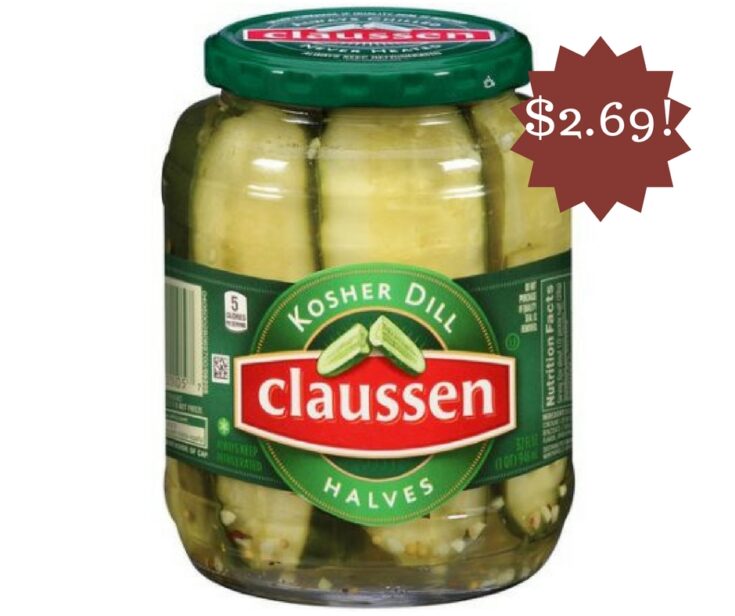 Wegmans Claussen's Pickles Only 2.69