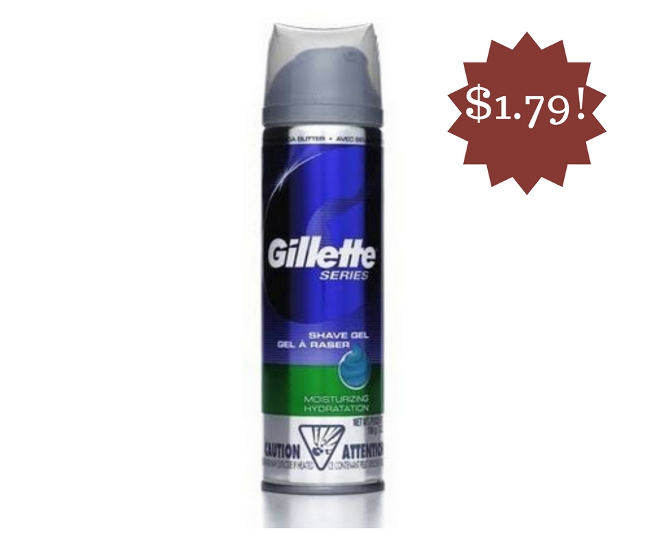 Wegmans: Gillette Series Shave Gel Only $1.79