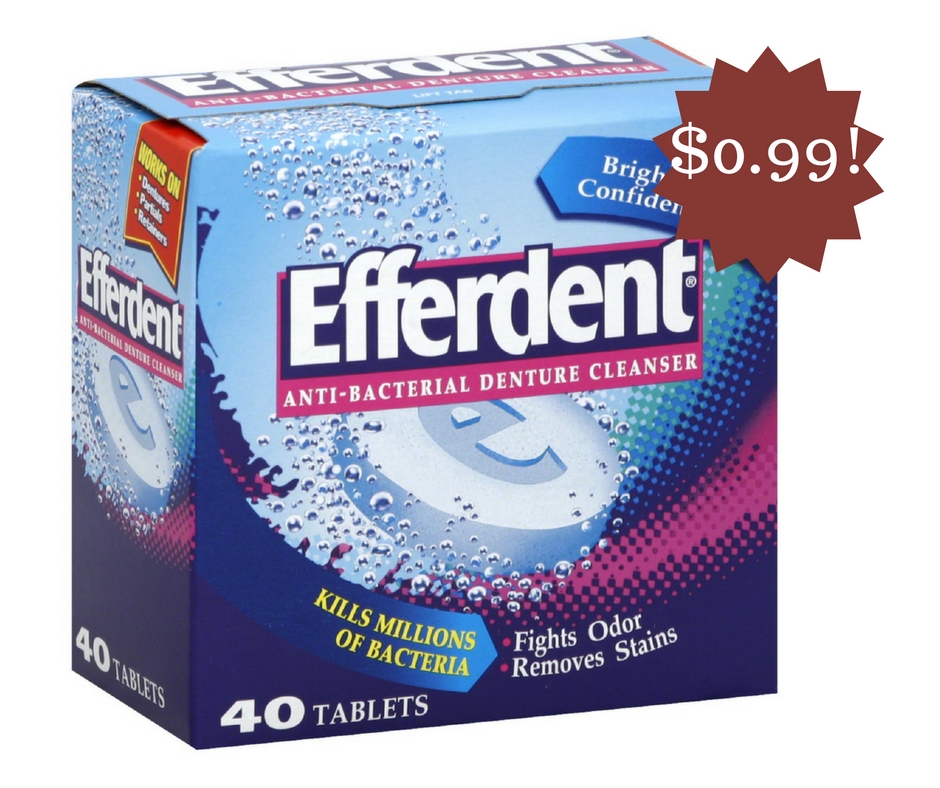 Wegmans: Efferdent Denture Cleanser Only $0.99