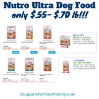 Petco Coupons Nutro Ultra Dog Food : get now for only $.55-$.70lb!!