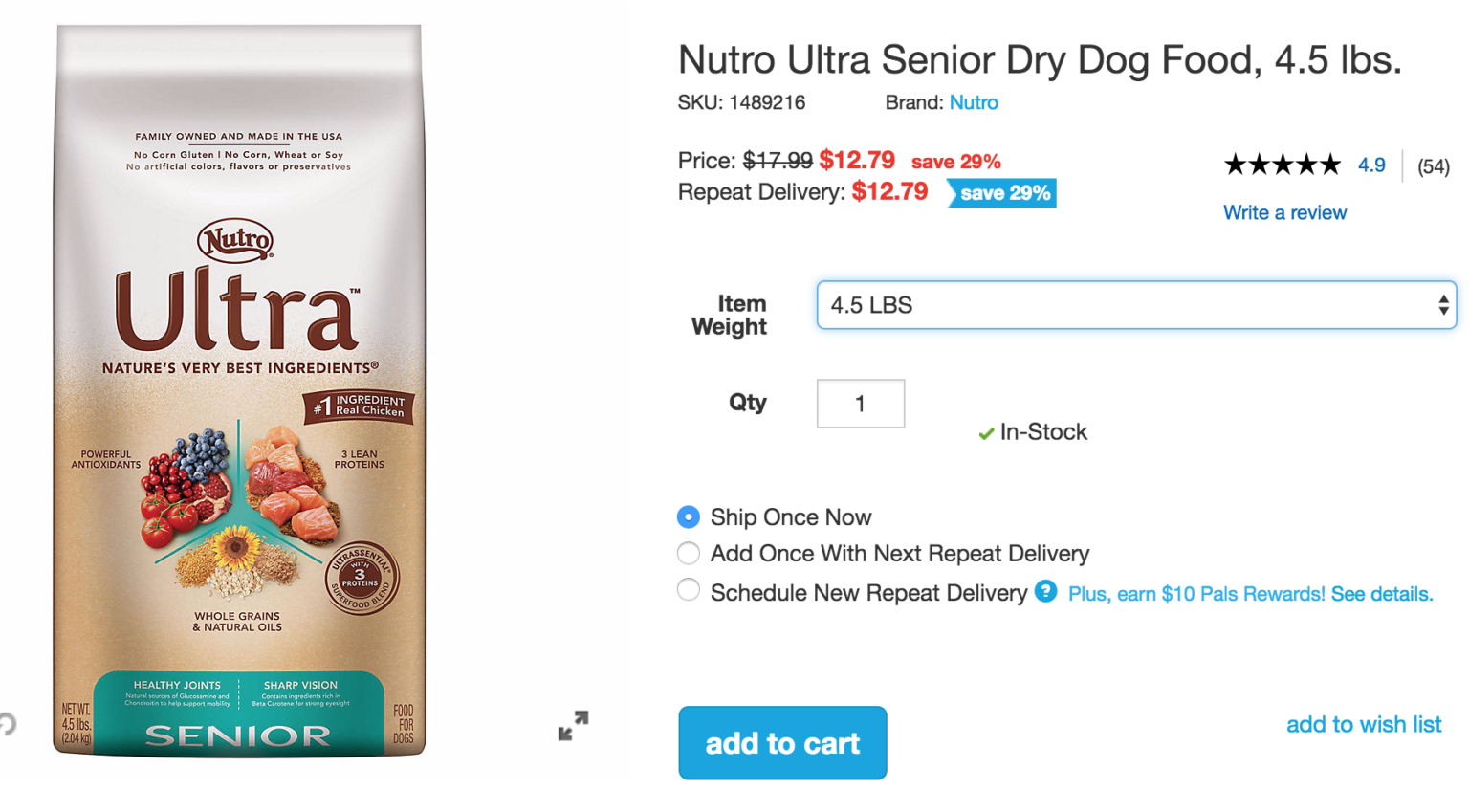 Petco Coupons Nutro Ultra Dog Food get now for only .55.70lb!!