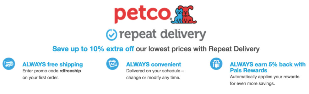 Petco Repeat Delivery