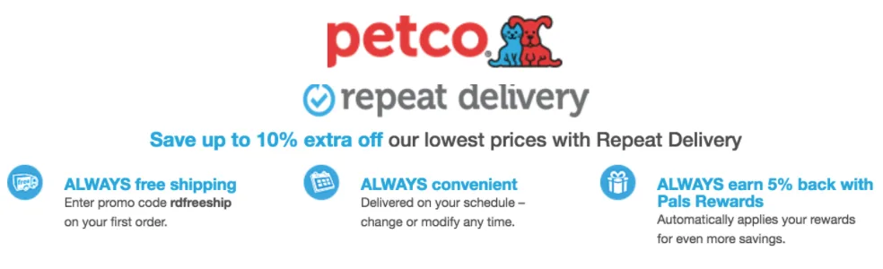 Petco Repeat Delivery